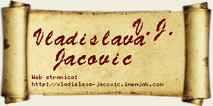 Vladislava Jačović vizit kartica